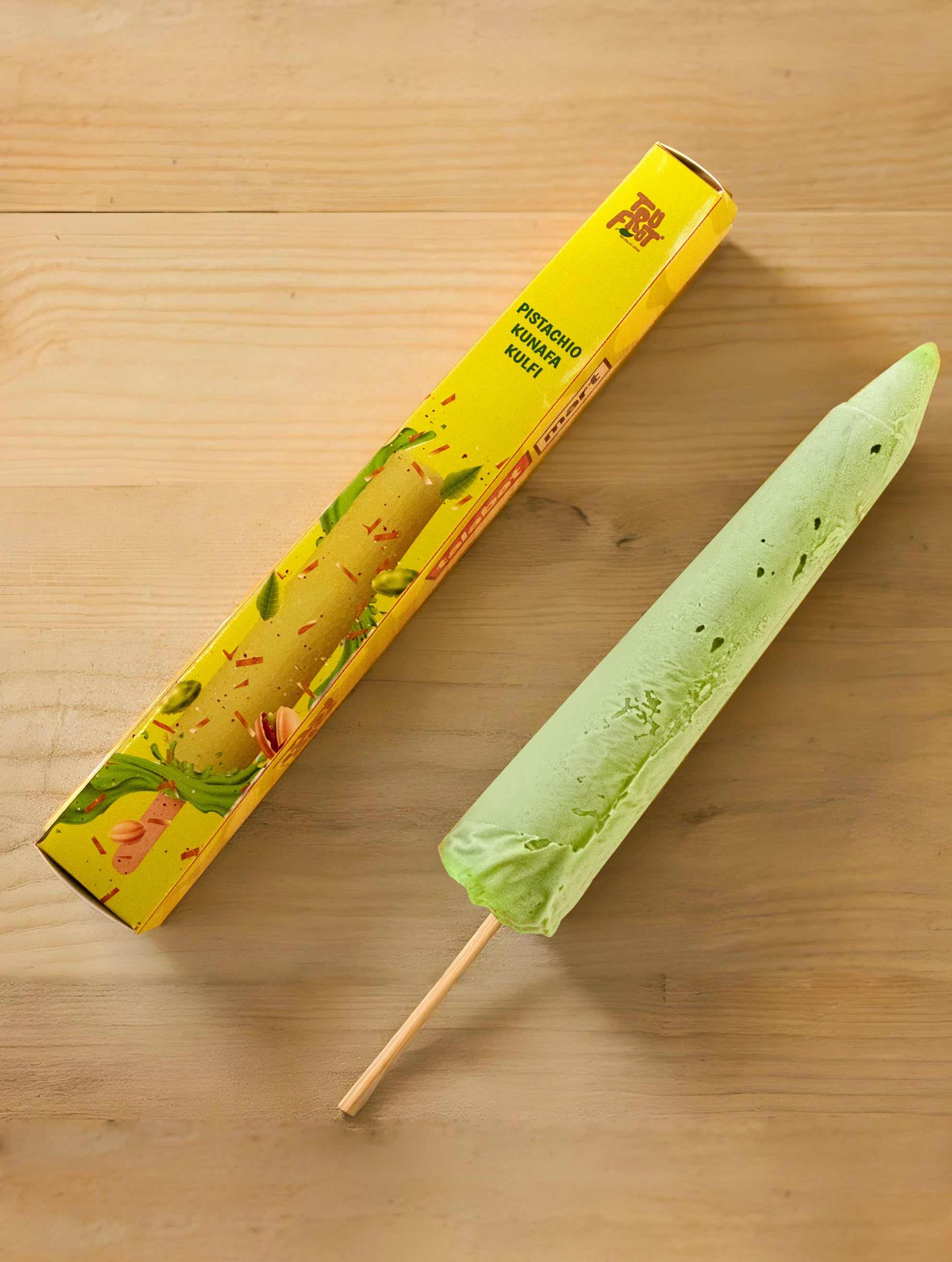 Pistachio Kunafa Kulfi
